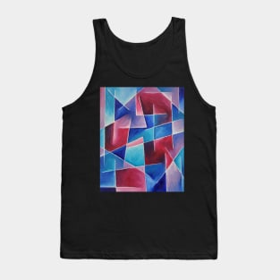 Young Love Cubist Painting Tank Top